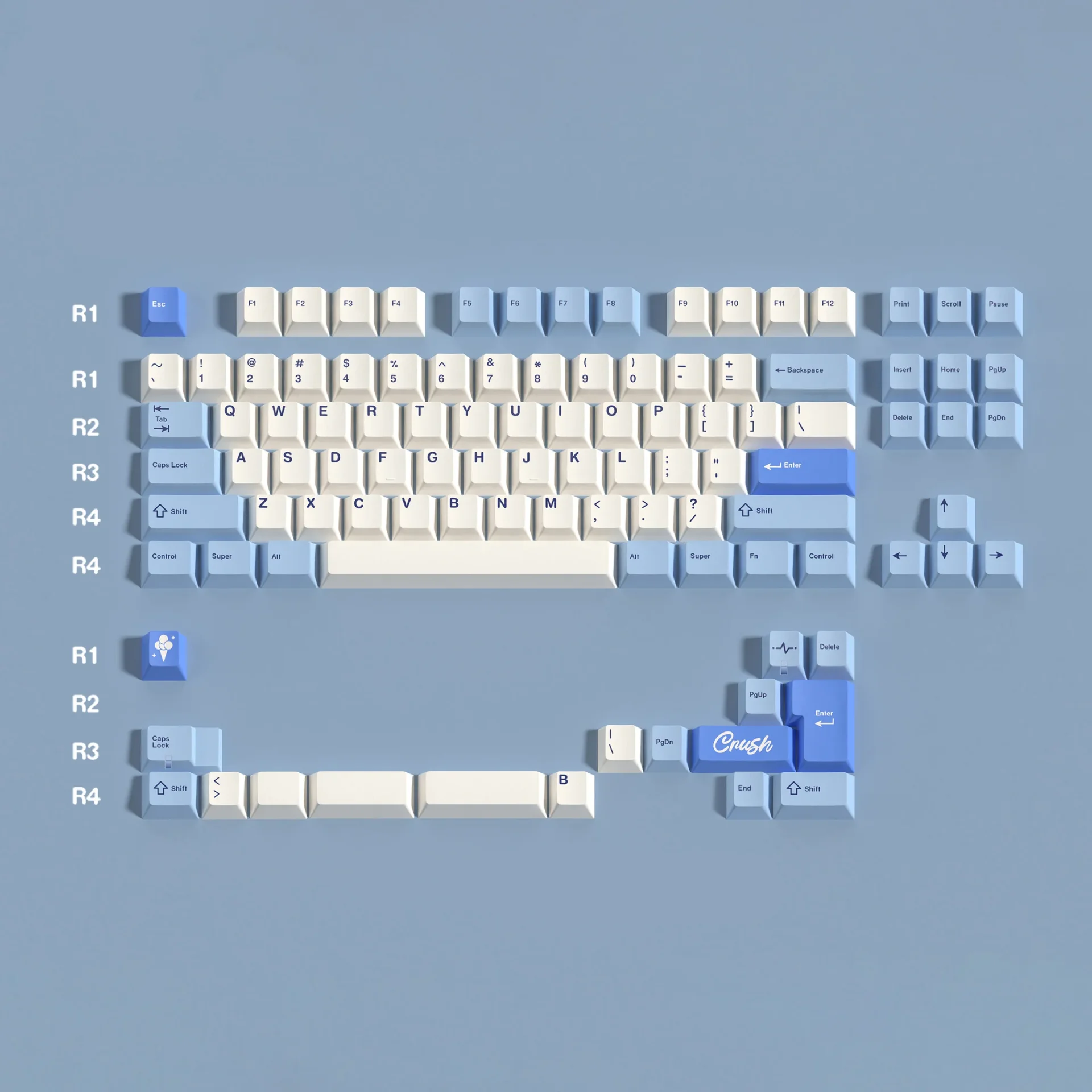 WOBKEY Crush Series PBT Keycaps