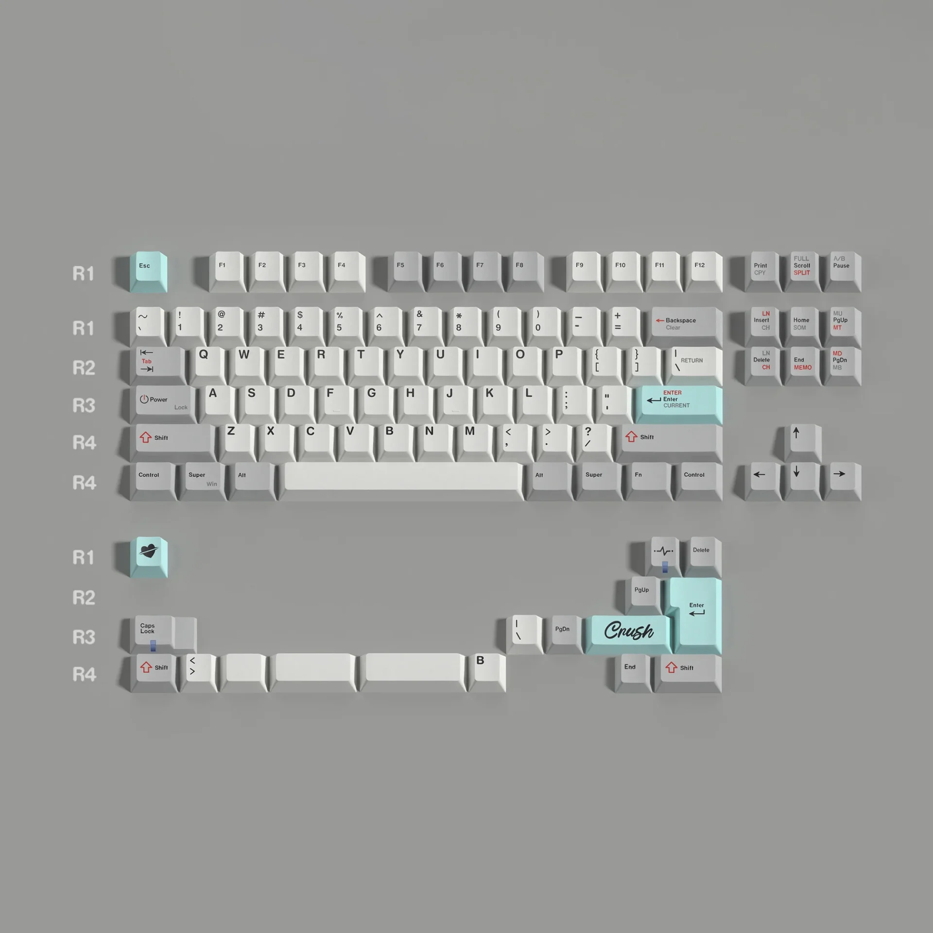 WOBKEY Crush Series PBT Keycaps