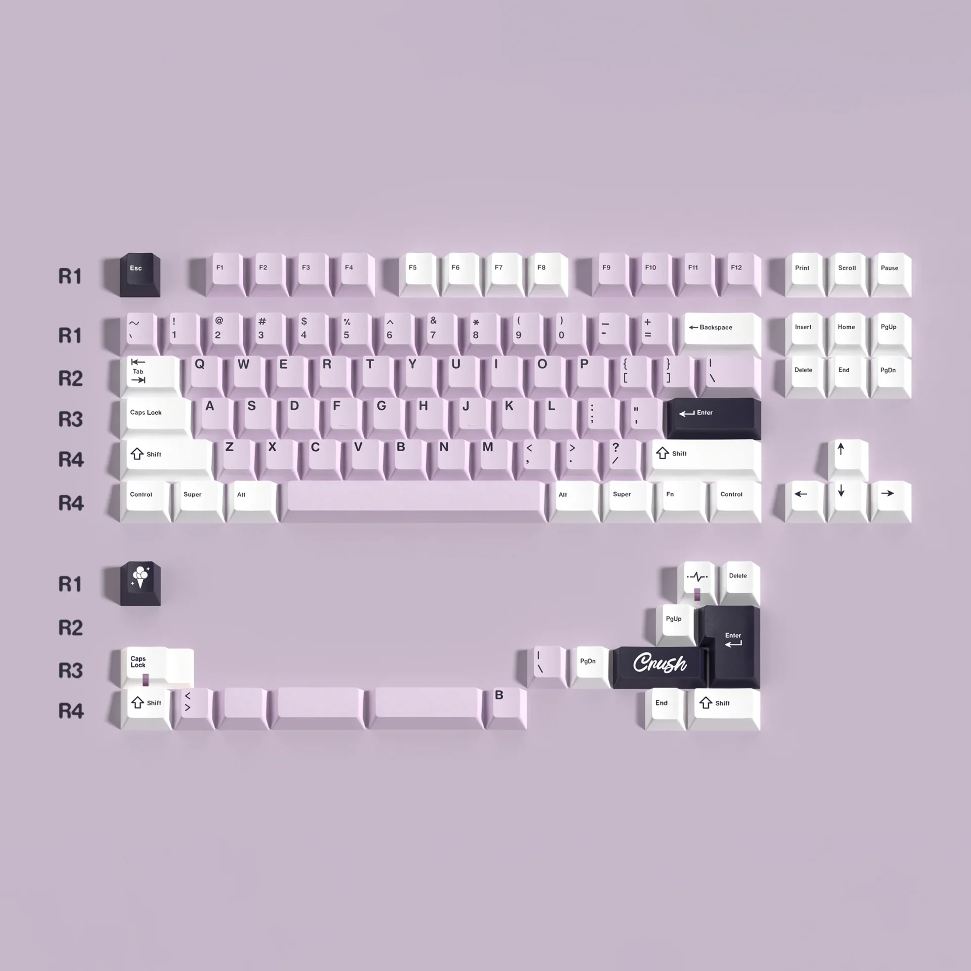 WOBKEY Crush Series PBT Keycaps