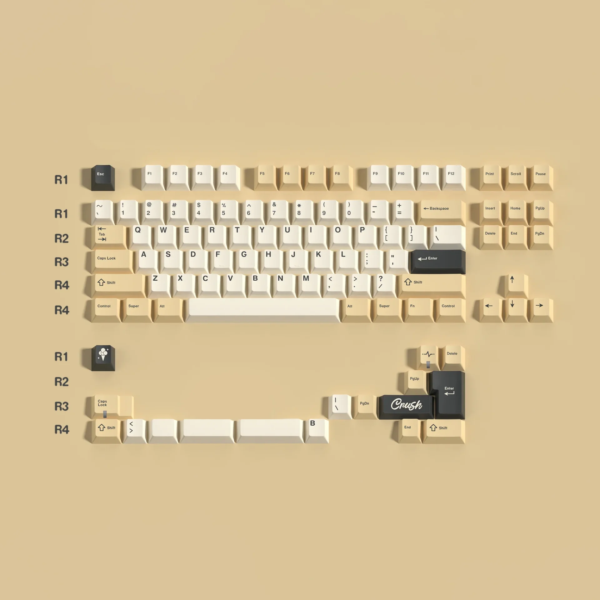 WOBKEY Crush Series PBT Keycaps