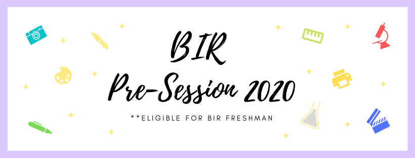 BIR Pre-Session 2020