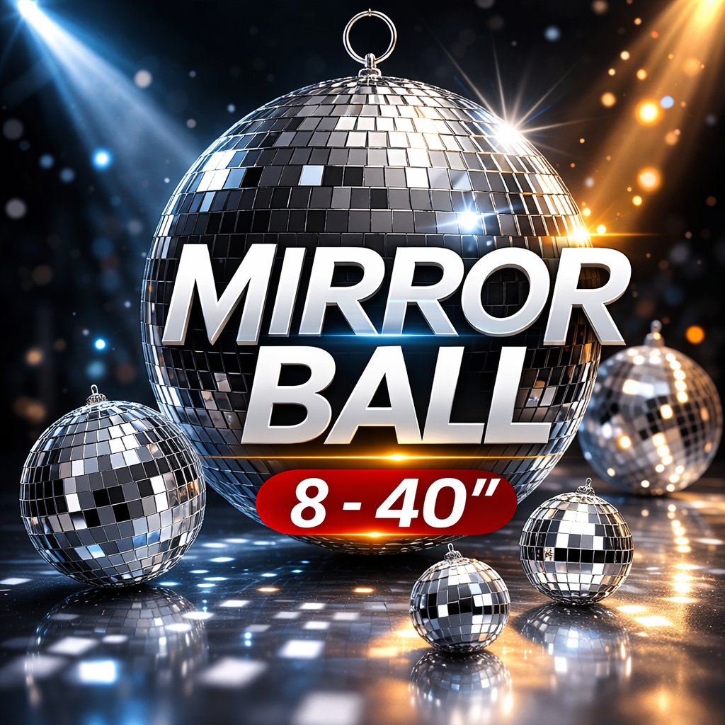 Mirror Ball ลูกเเก้วขนาด 10 - 40"