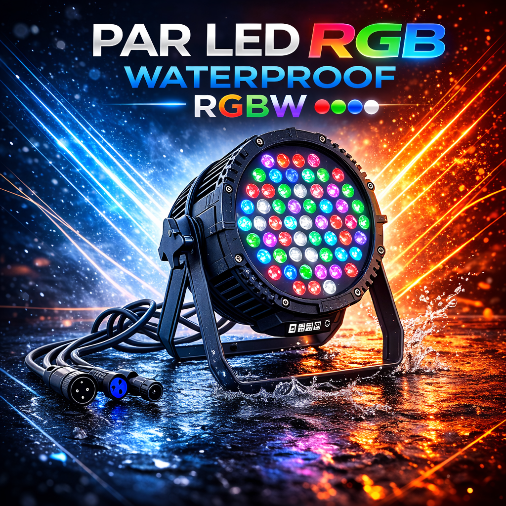 Par Light Rgb5 54x3W LED Waterproof Par Light (RGB 3in1)