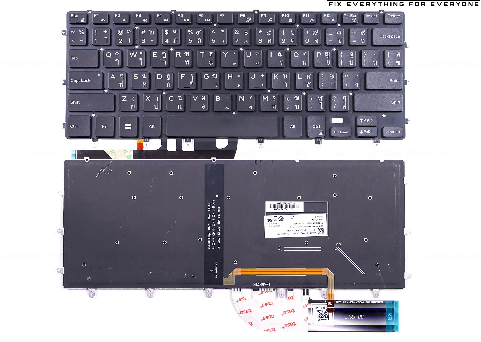 KEYBOARD DELL INSPIRON 15- 7558 7568 XPS 9550 9560