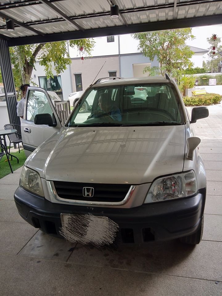 HONDA CR-V ติดตั้งเครื่องเสียง 2 din J707