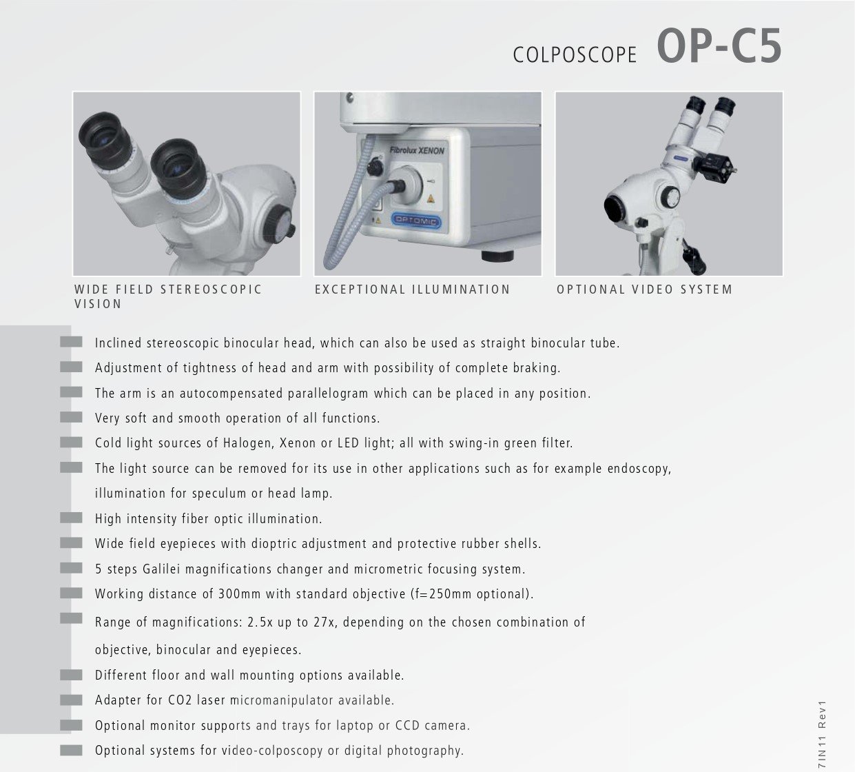 Optomic OP-C5 Colposcope By: OPTOMIC - jetmedicalthailand