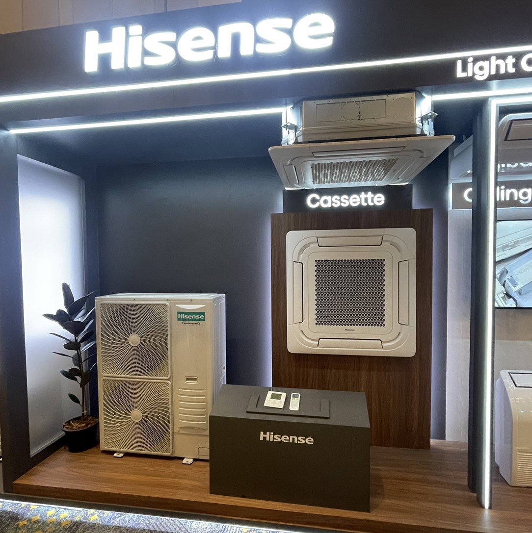HISENSE 4ทิศทาง ระบบอินเวอร์เตอร์ ประหยัดไฟ เบอร์5 ⭐⭐ รุ่น AUC 18-55K น้ำยา R32