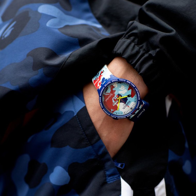 SWATCH X BAPE เมื่อโลกแห่งนาฬิกาและ ไอคอนแห่งสตรีทแวร์มาเจอกัน