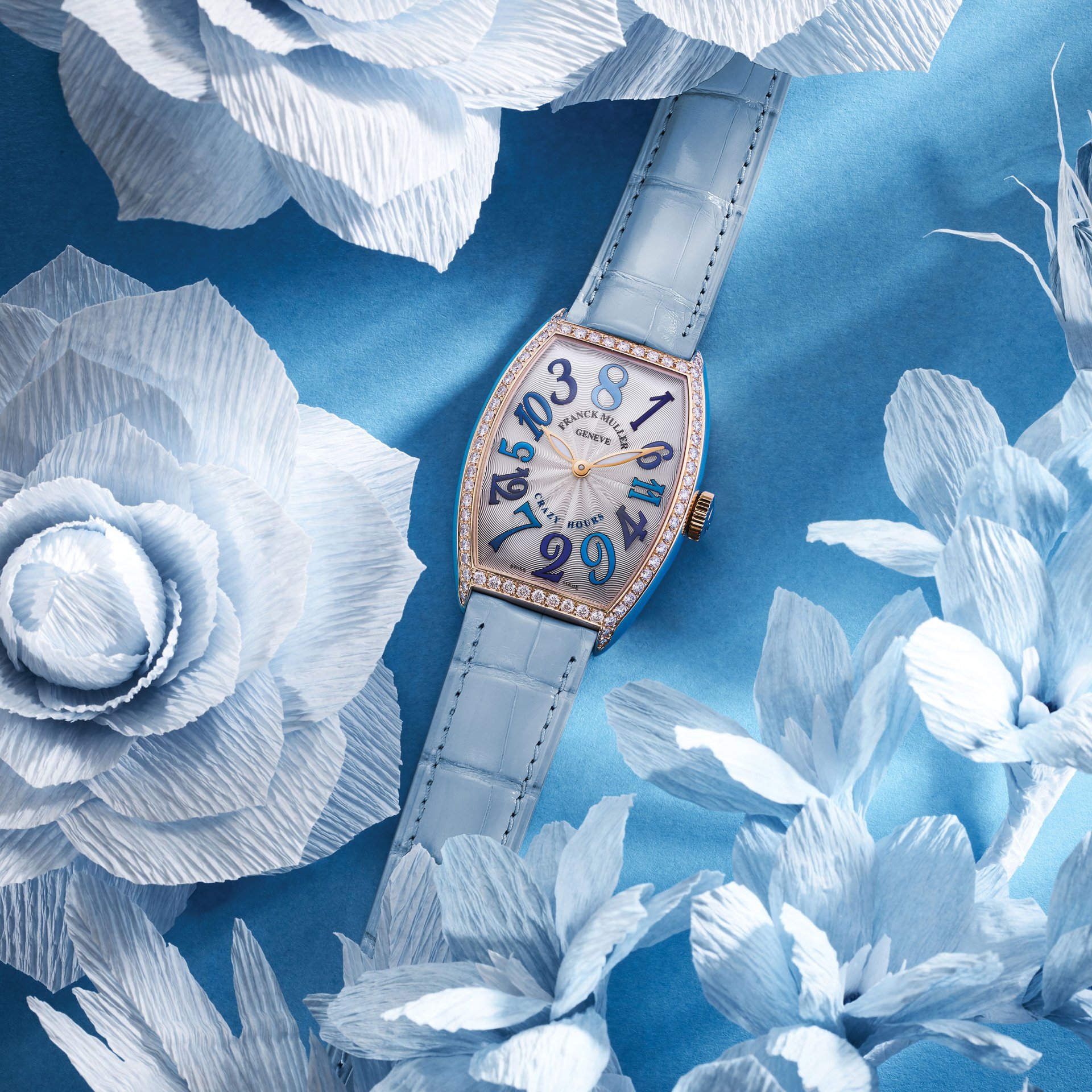 FRANCK MULLER® CINTRÉE CURVEX ‘CRAZY HOURS’ PASTELS ASIA EXCLUSIVE