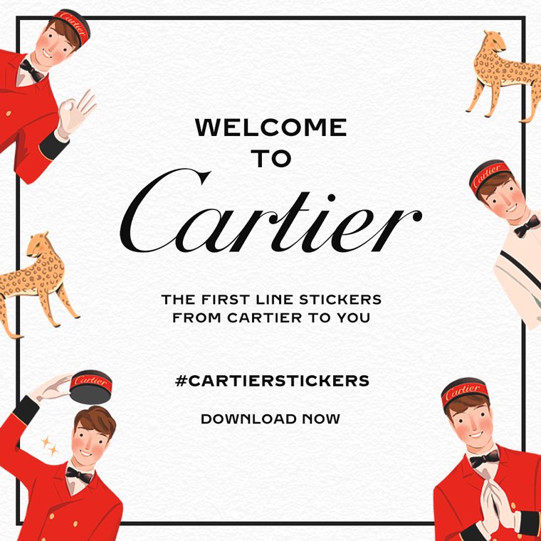  คาร์เทียร์เปิดตัว LINE Official Account สร้างสีสันให้กับบทสนทนาด้วยสติกเกอร์ไลน์ชุดพิเศษ สำหรับแฟนคาร์เทียร์ในประเทศไทย