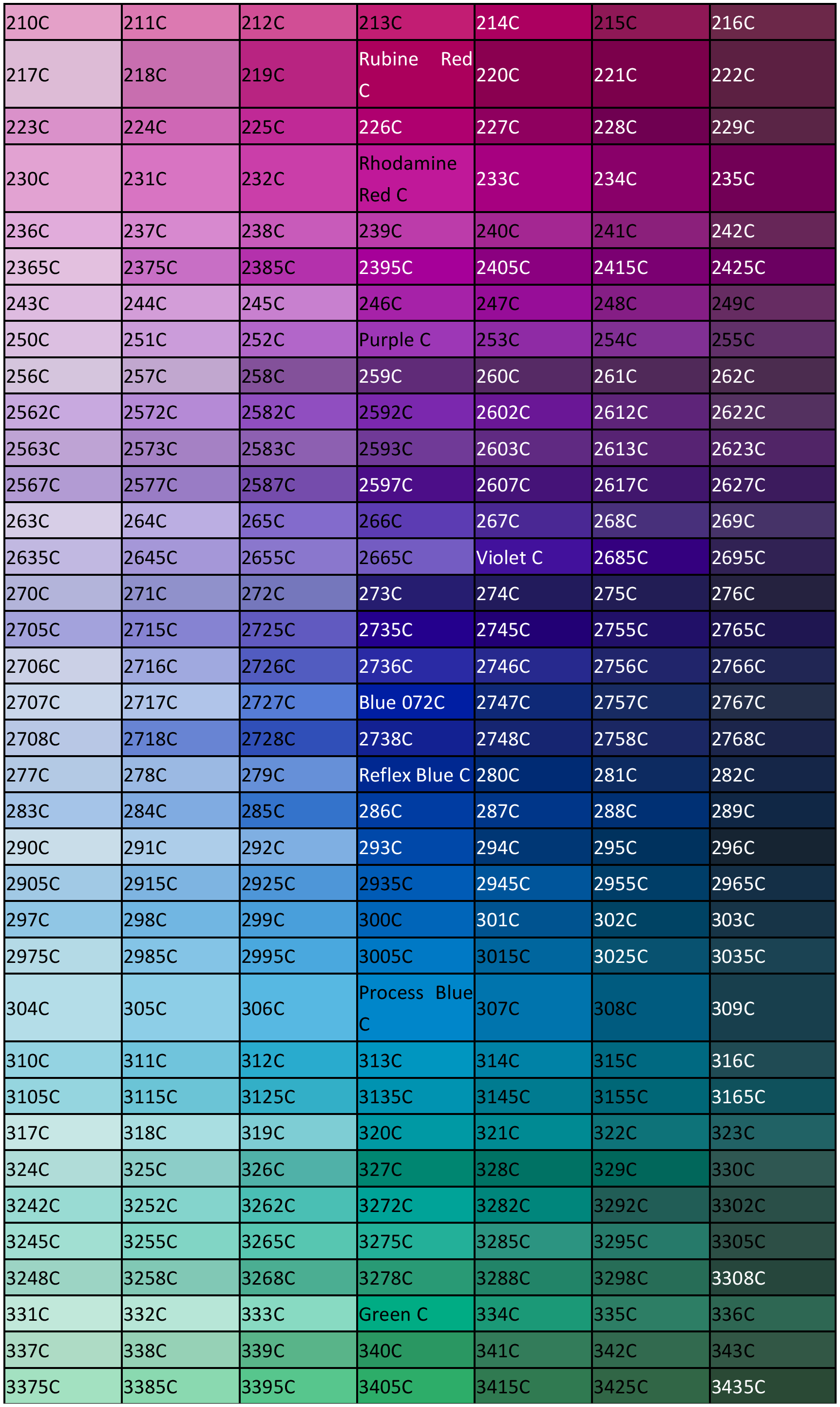 สี และ ฟอนต์