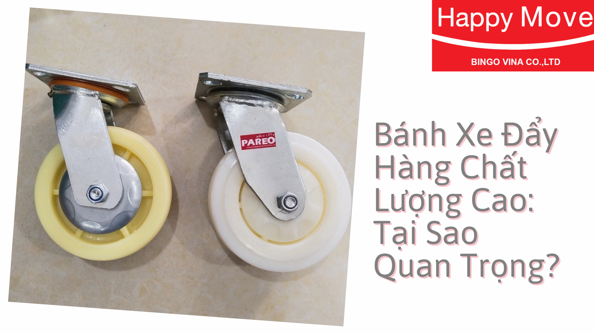 Bánh xe đẩy hàng chất lượng cao: Tại sao Quan Trọng?