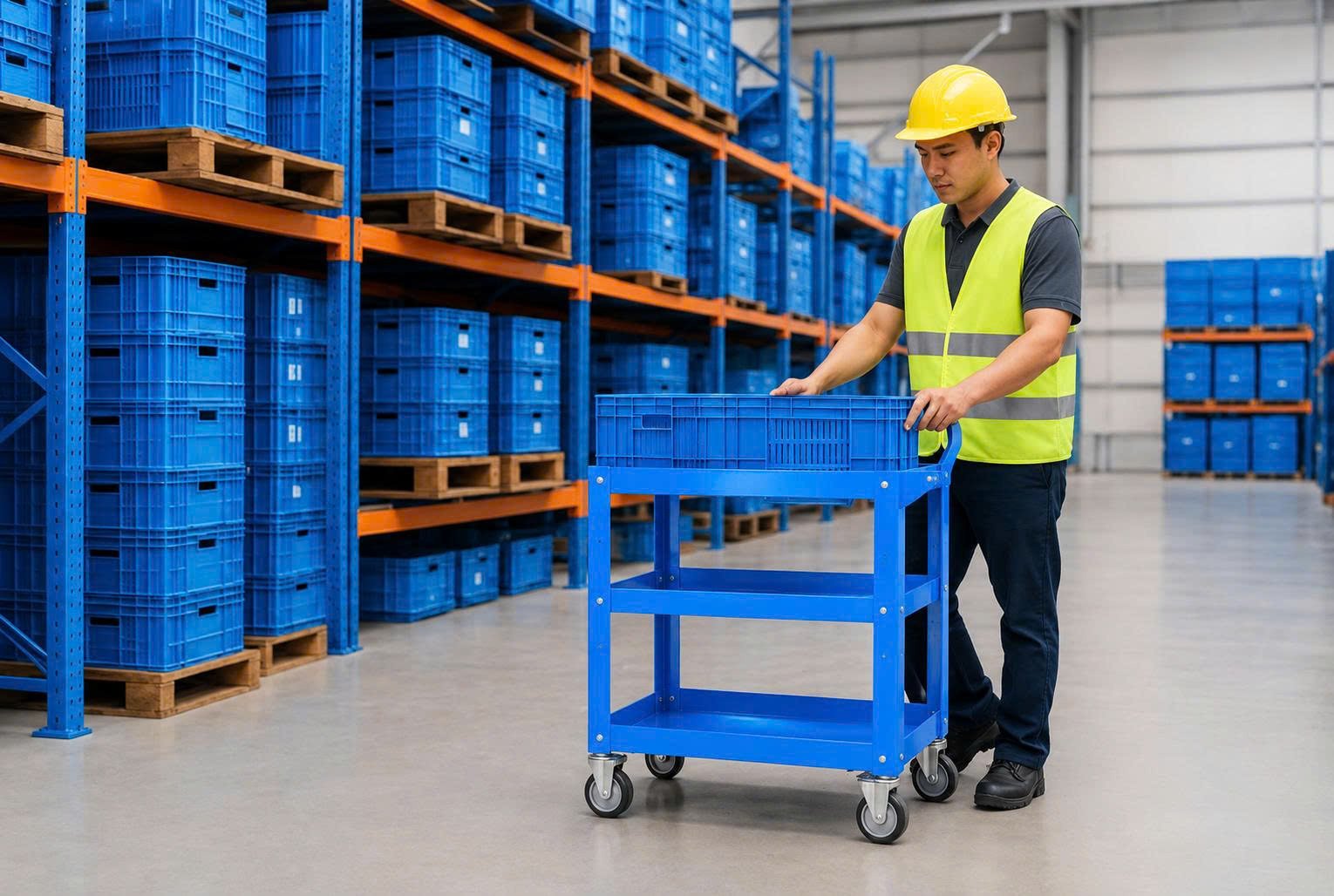 Các giải pháp lưu trữ tiết kiệm thời gian giúp nâng cao hiệu quả hoạt động kho hàng với các sản phẩm chất lượng từ Happy Move.