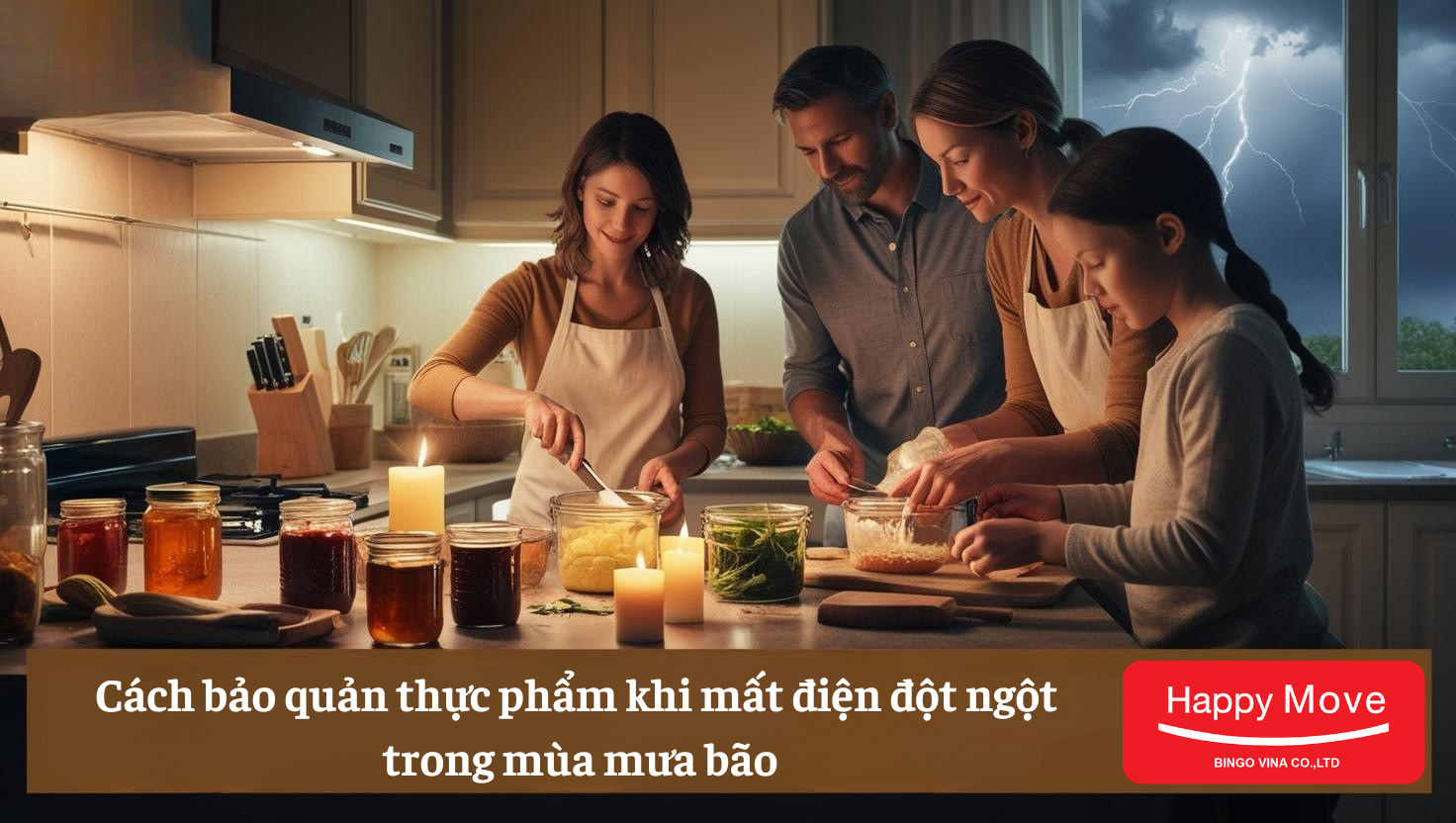 Cách bảo quản thực phẩm khi mất điện đột ngột trong mùa mưa bão