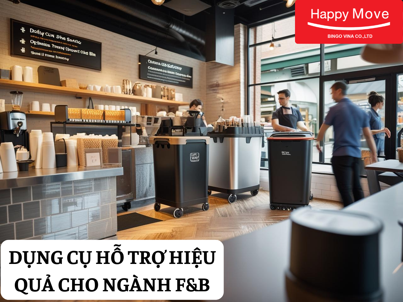 MỘT SỐ DỤNG CỤ HỖ TRỢ HIỆU QUẢ CHO NGÀNH F&B