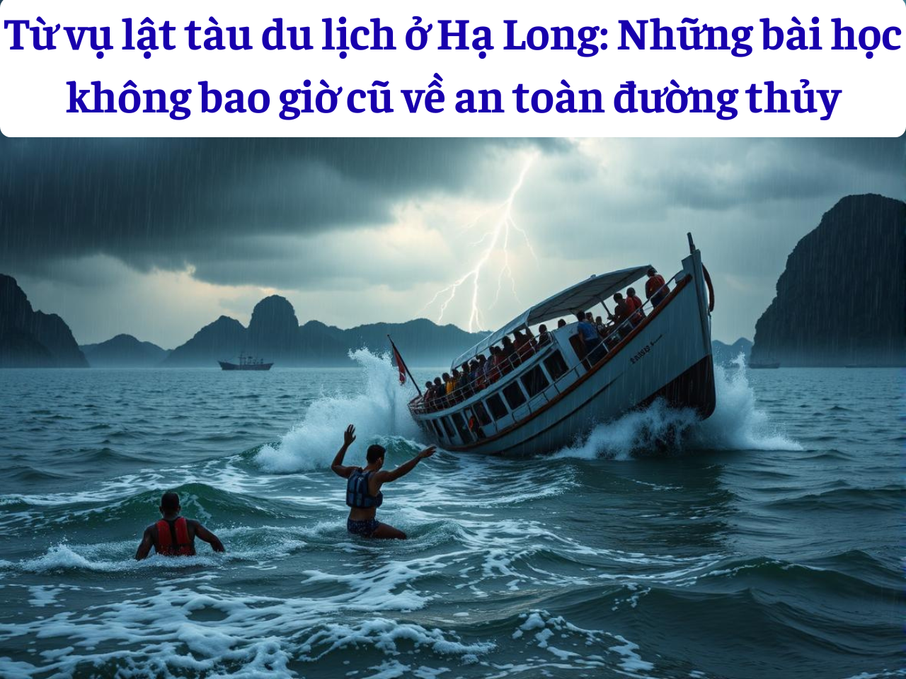 Từ vụ lật tàu du lịch ở Hạ Long: Những bài học không bao giờ cũ về an toàn đường thủy