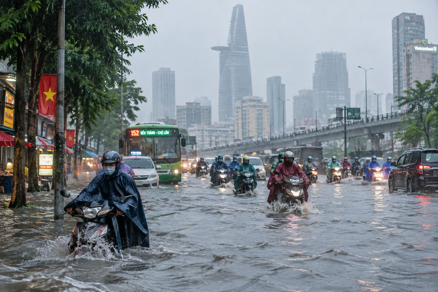 Mùa Mưa TP.HCM: Đường Ngập Nước, Bỏ Túi Ngay Những Mẹo An Toàn Để Bảo Vệ Bản Thân Và Gia Đình