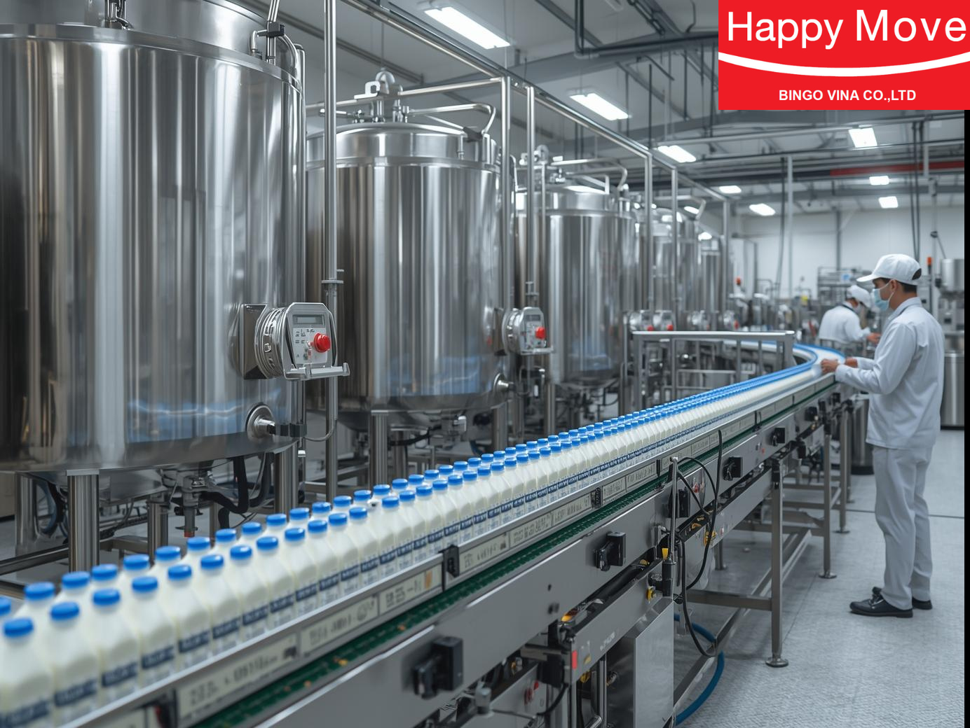 Nhà máy sữa tại Việt Nam  Những con số và thiết bị vận hành phía sau
