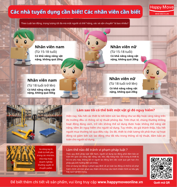 Luật Lao Động Việt Nam Quy Định Thế Nào Về Nâng Vác Vật Nặng?