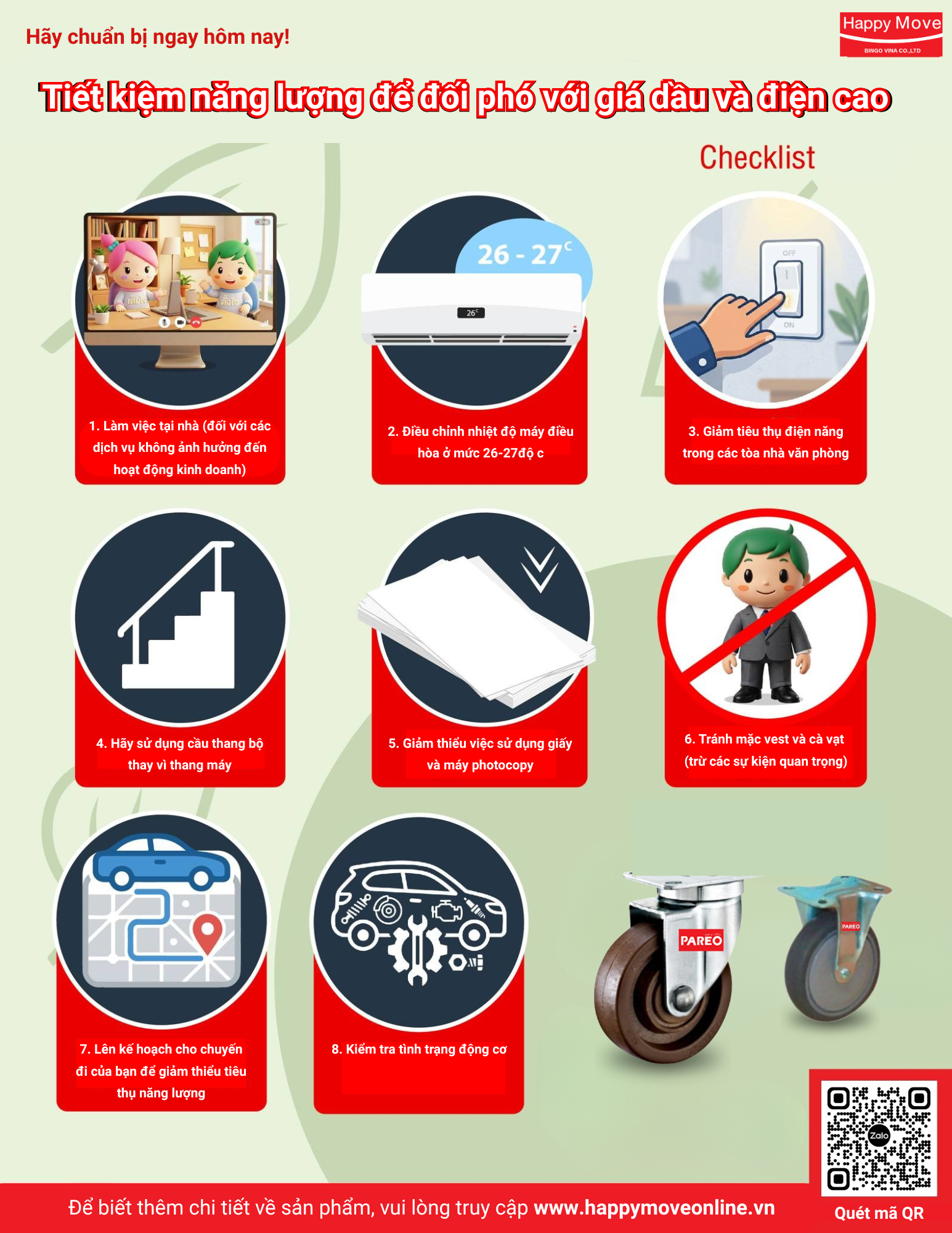 Tiết kiệm năng lượng từ những thay đổi nhỏ của bạn