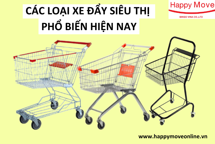 CÁC LOẠI XE ĐẨY SIÊU THỊ PHỔ BIẾN HIỆN NÀY CÁC LOẠI XE ĐẨY SIÊU THỊ PHỔ BIẾN HIỆN NÀY