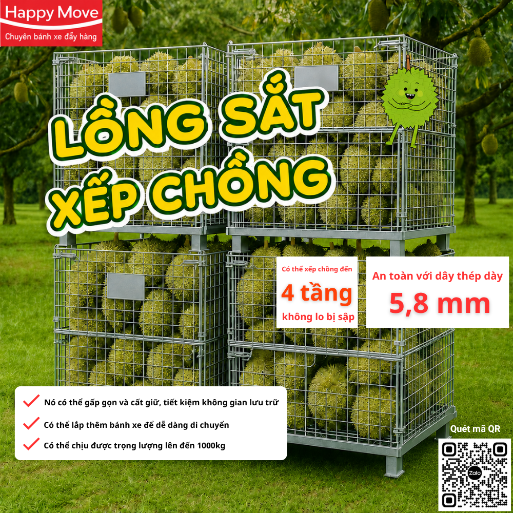 Lồng lưới thép là gì? Tại sao các nhà máy hàng đầu lại lựa chọn chúng?