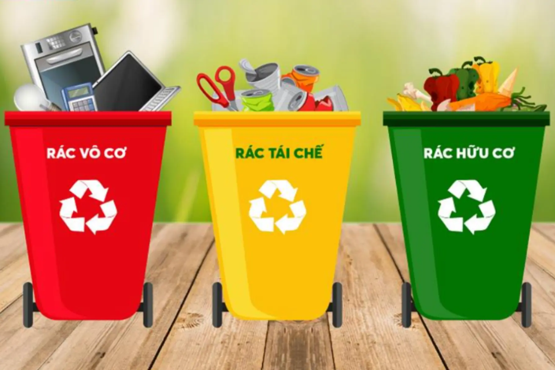 Quy định màu sắc thùng rác - Ý nghĩa của từng màu sắc