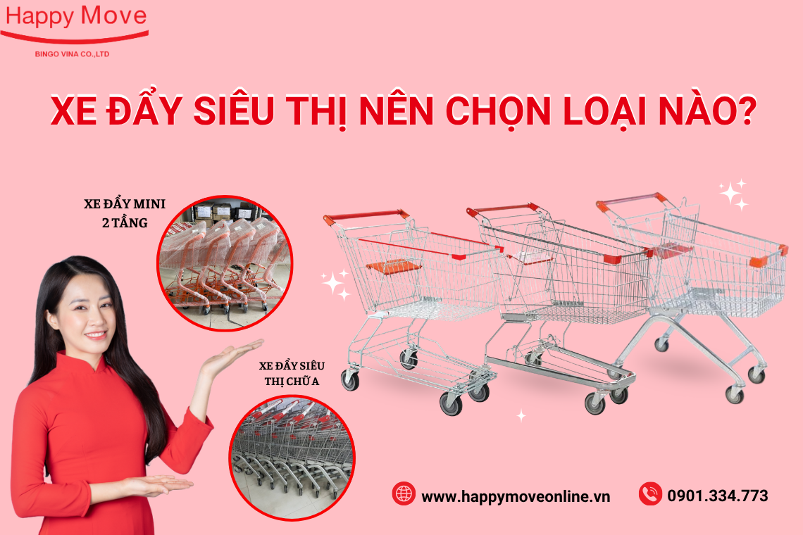 Cách chọn xe đẩy mua sắm phù hợp cho nhu cầu của bạn ?