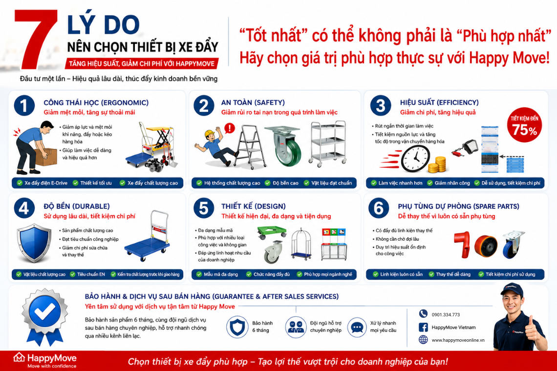 7 Lợi ích tiết kiệm chi phí của thiết bị xử lý vật liệu mà các doanh nghiệp hiện đại cần lựa chọn