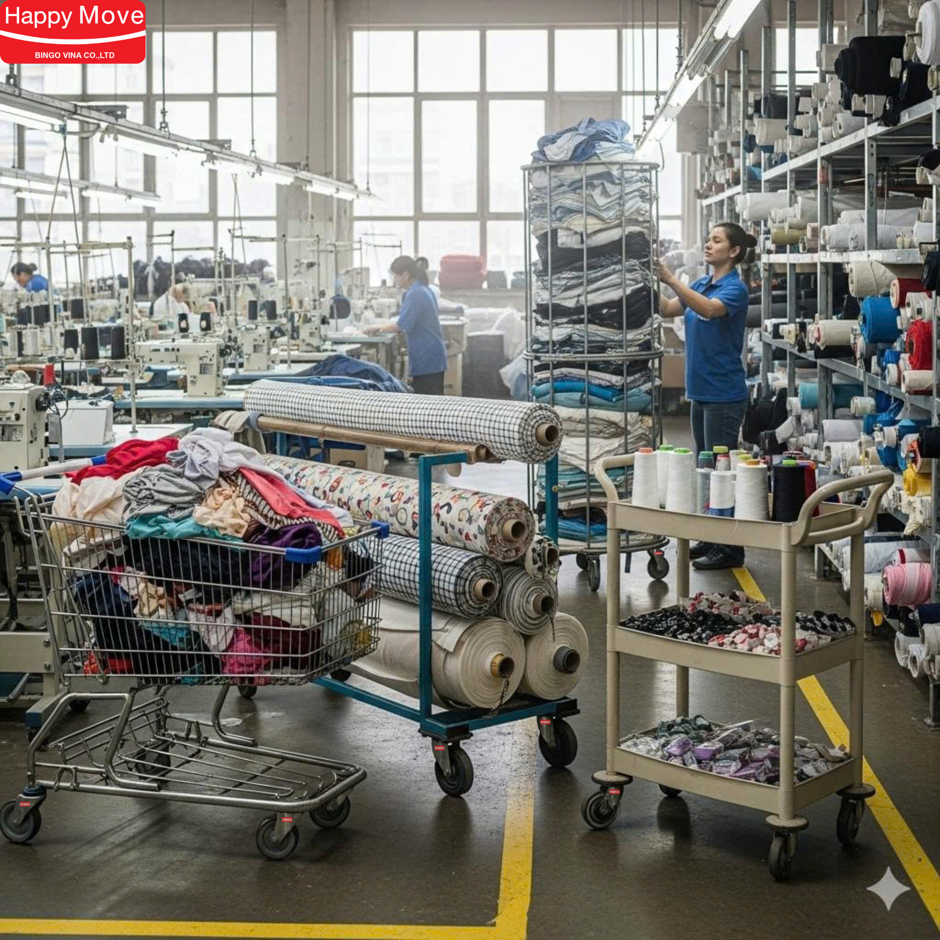 Ngành Dệt May Việt Nam: Bứt Phá Xuất Khẩu Và Giải Pháp Từ Happy Move