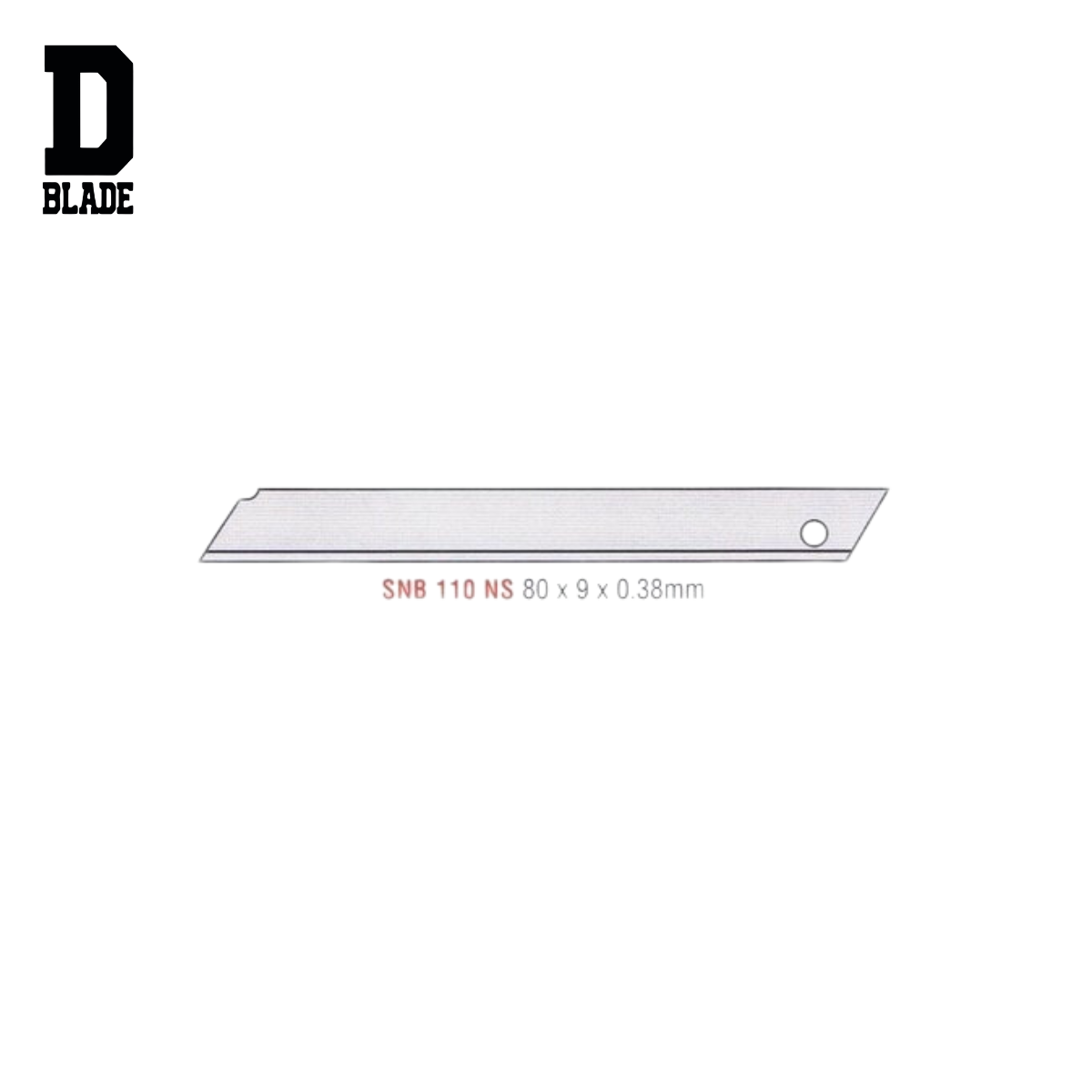 D Blade 9mm Non-Segmented Safety Blade (SK2 Steel)