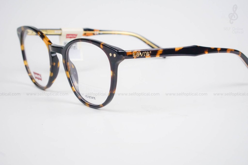 Levi's Square Sunglasses For Men Eco Pmma Material In Havana Colour (LV  5016/S 086 5270)