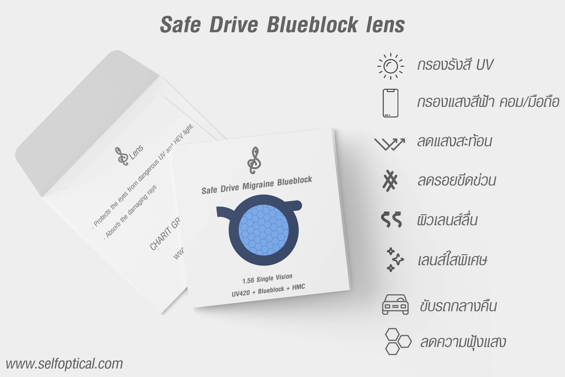 Safe Drive Blueblock Lens