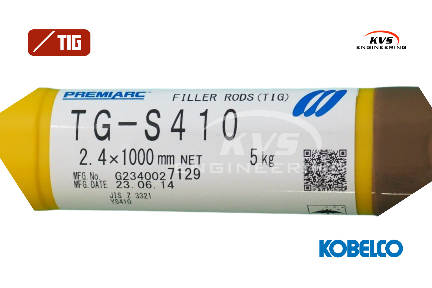 Er410 ลวดเชื่อมอาร์กอนสแตนเลสทนทานต่อการกัดกร่อน KOBE TG-S410 AWS A5.9 ER410