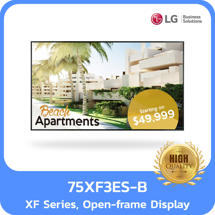 75XF3ES-B, XF Series, Open-frame Display