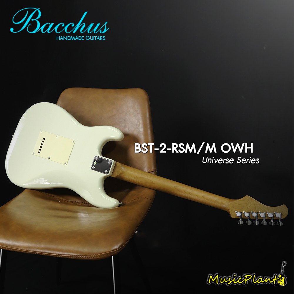 Bacchus กีตาร์ไฟฟ้า รุ่น BST-2-RSM/M OWH OLYMPIC WHITE