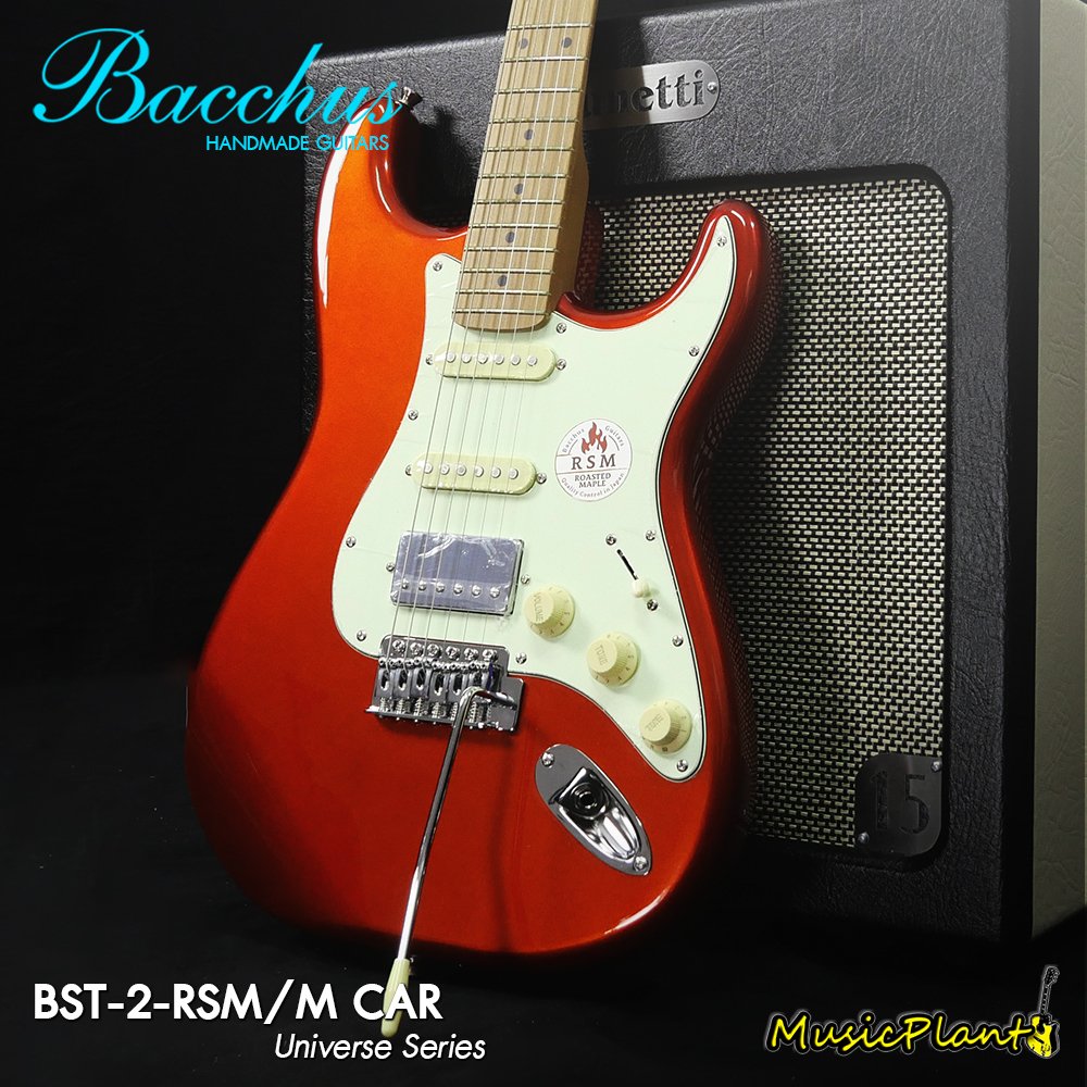 Bacchus กีตาร์ไฟฟ้า รุ่น BST-2-RSM/M CAR CANDY APPLE RED - musicplant