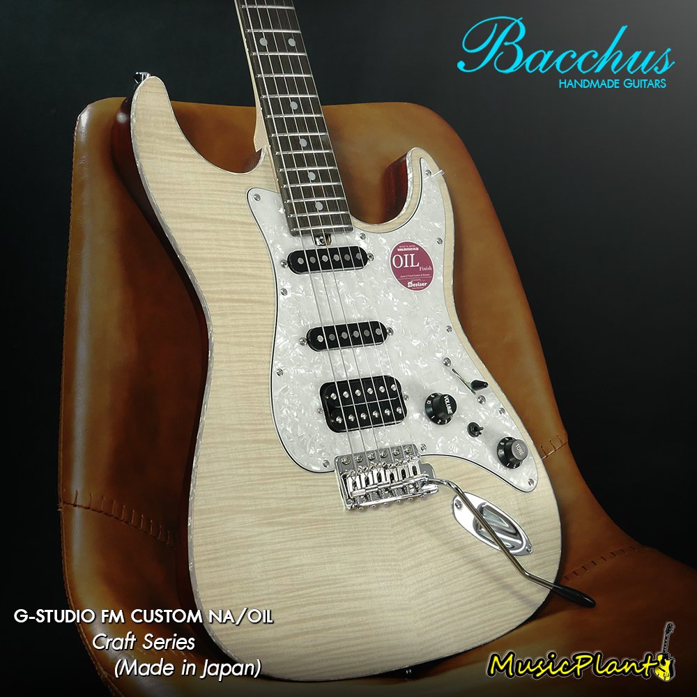 Bacchus กีตาร์ไฟฟ้า รุ่น G-STUDIO FM CUSTOM NA/OIL