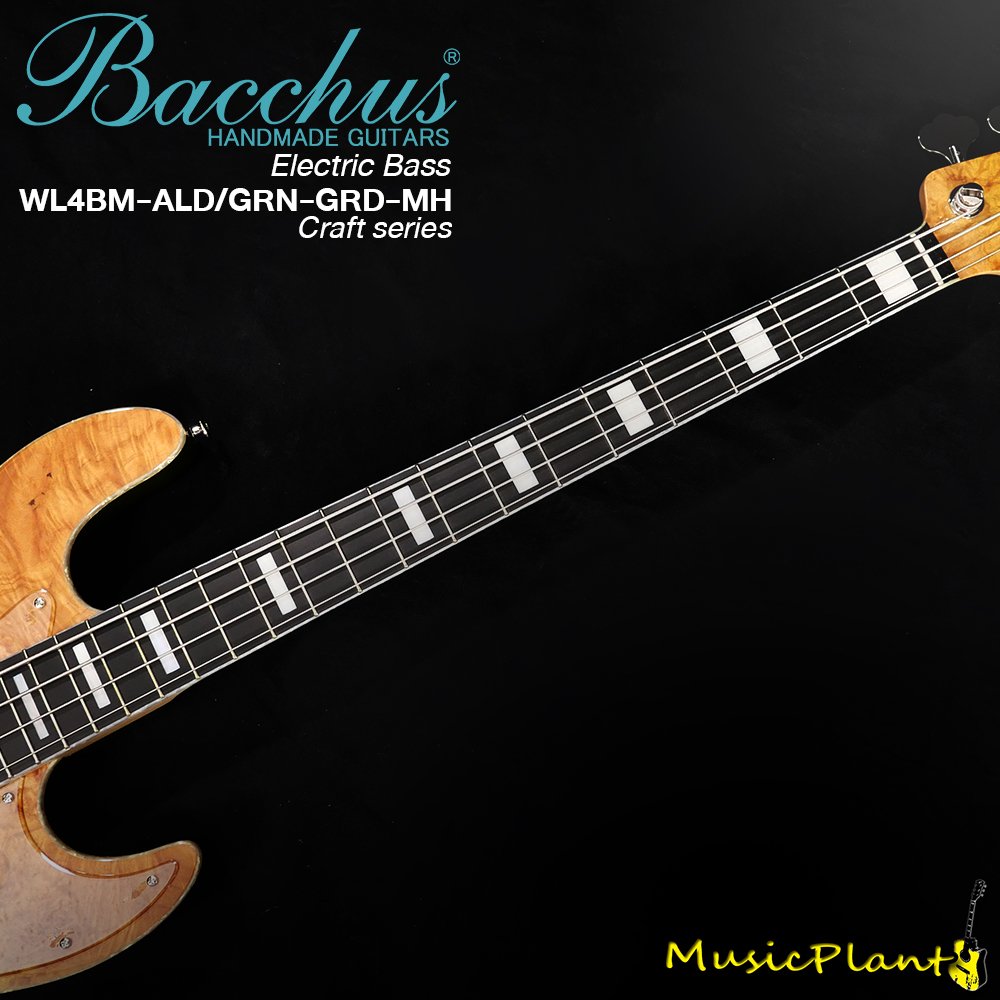 Bacchus เบสไฟฟ้า รุ่น WL4BM-ALD GRN-GRD-MH - musicplant