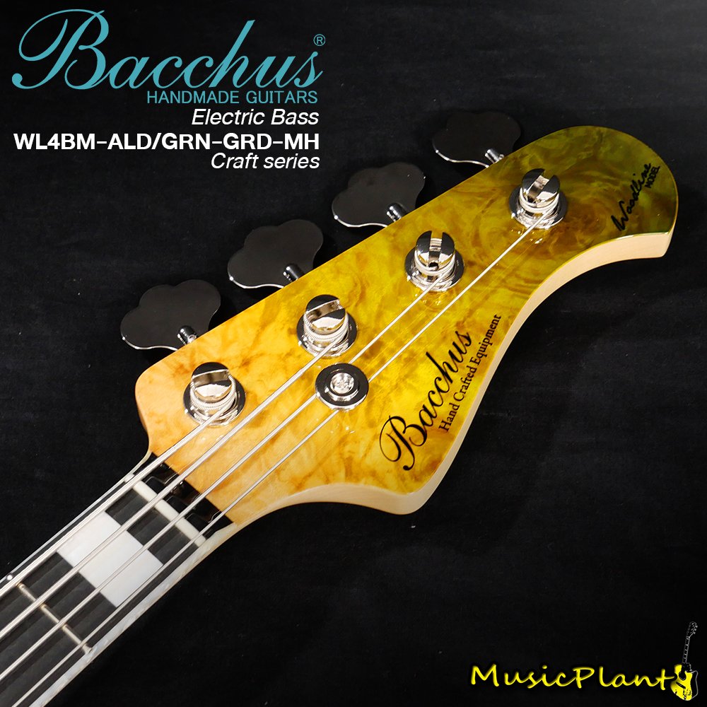 Bacchus เบสไฟฟ้า รุ่น WL4BM-ALD GRN-GRD-MH - musicplant