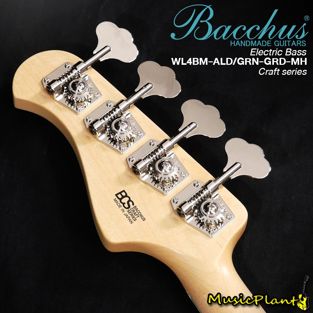 Bacchus เบสไฟฟ้า รุ่น WL4BM-ALD GRN-GRD-MH - musicplant