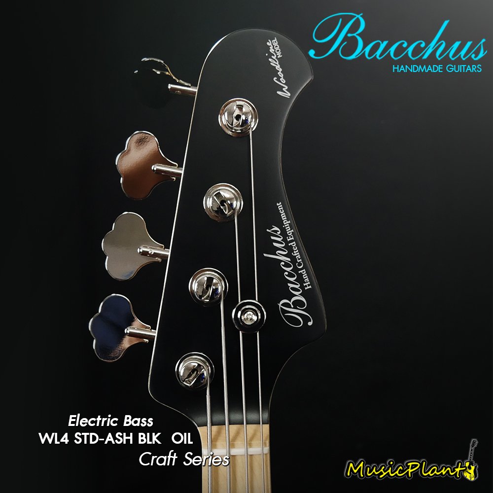 Bacchus เบสไฟฟ้า รุ่น WL4 STD-ASH BLK / OIL