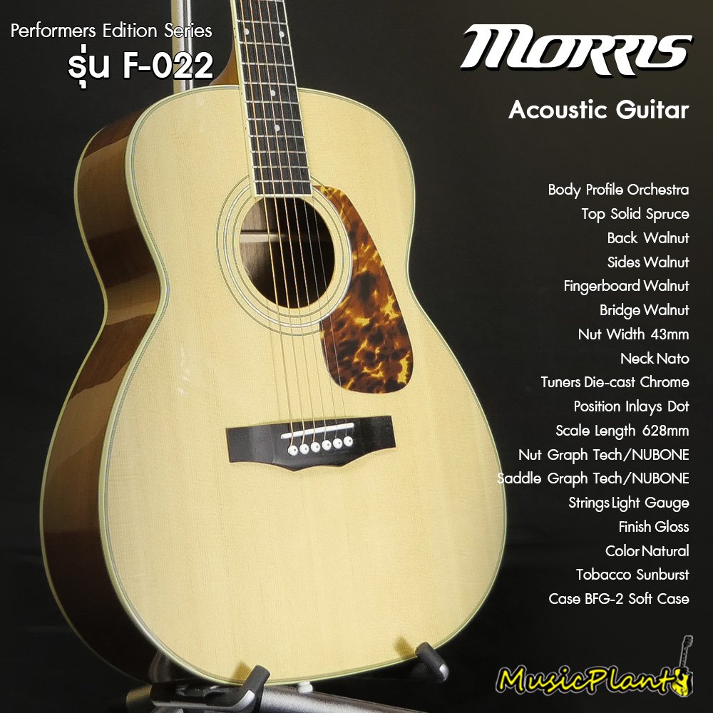 ☆美品！Morris モーリス M-12Ⅱ TOP単板 アコースティックギター - 一般