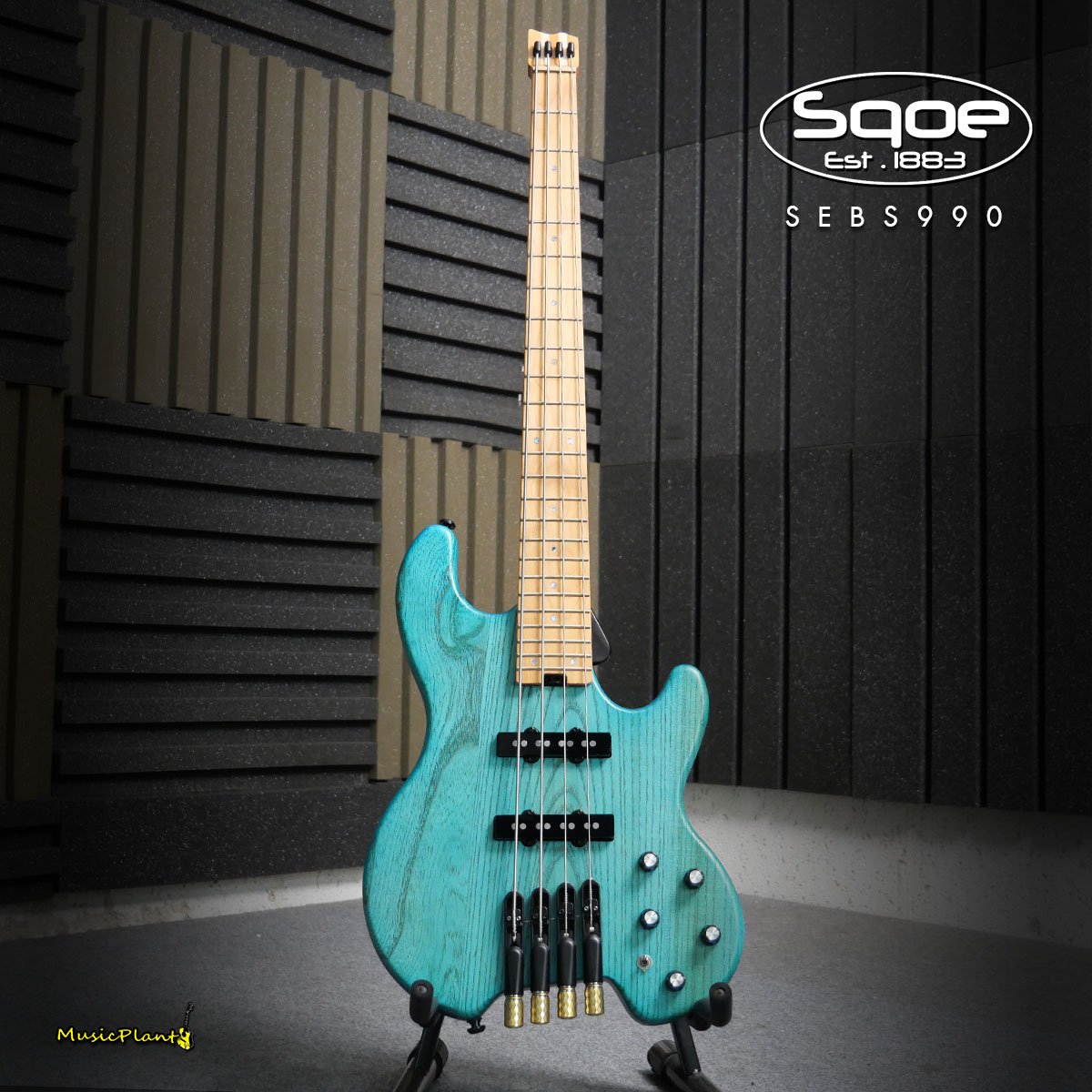Sqoe เบสหัวตัด SEBS990 Headless Bass musicplant