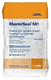 BASF Masterseal 581, THOROSEAL, 25 kg/bag