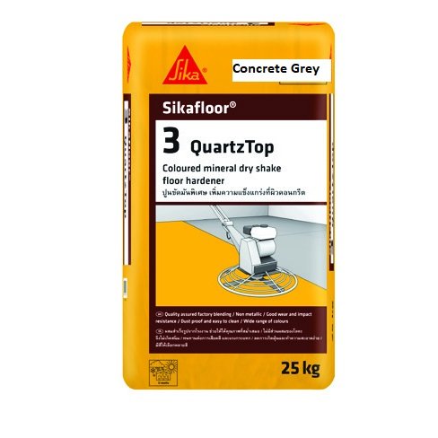 SikaFloor 3Quartztop, Concrete Grey, 25 kg/bag