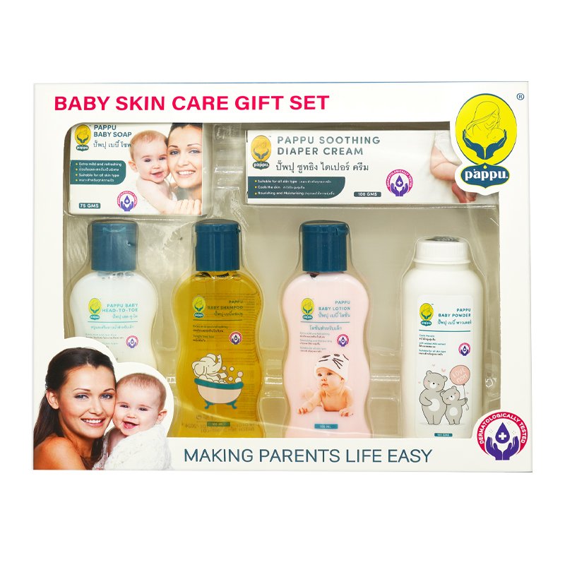 Newborn Baby Skin Care Gift Set - 6pcs