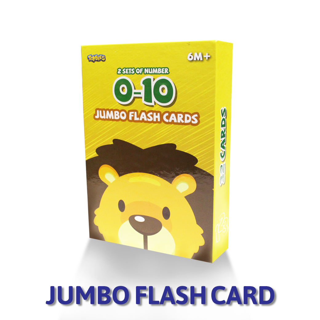 Jumbo Flash Cards number 010 pungklom