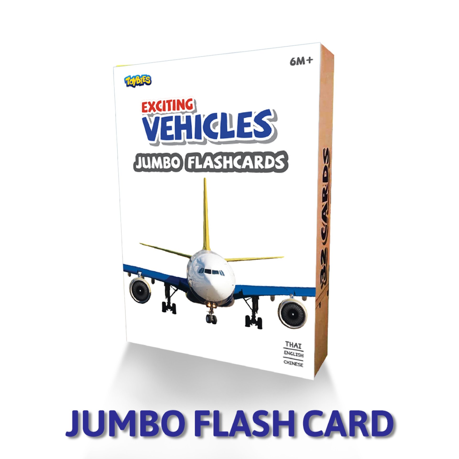 Jumbo Flash Cards Vehicle pungklom