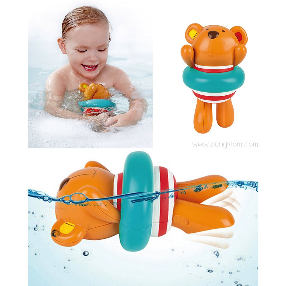 HAPE คุณหมีกรรเชียงไขลาน Swimmer Teddy Wind-Up Toy